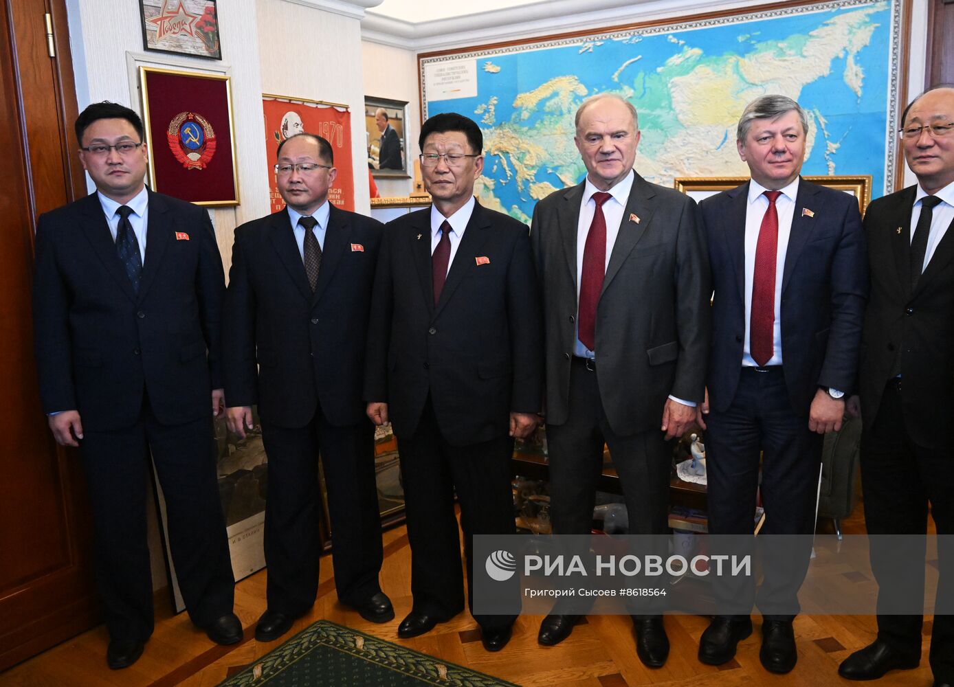 Встреча Г. Зюганова с делегацией Трудовой партии Кореи (КНДР)