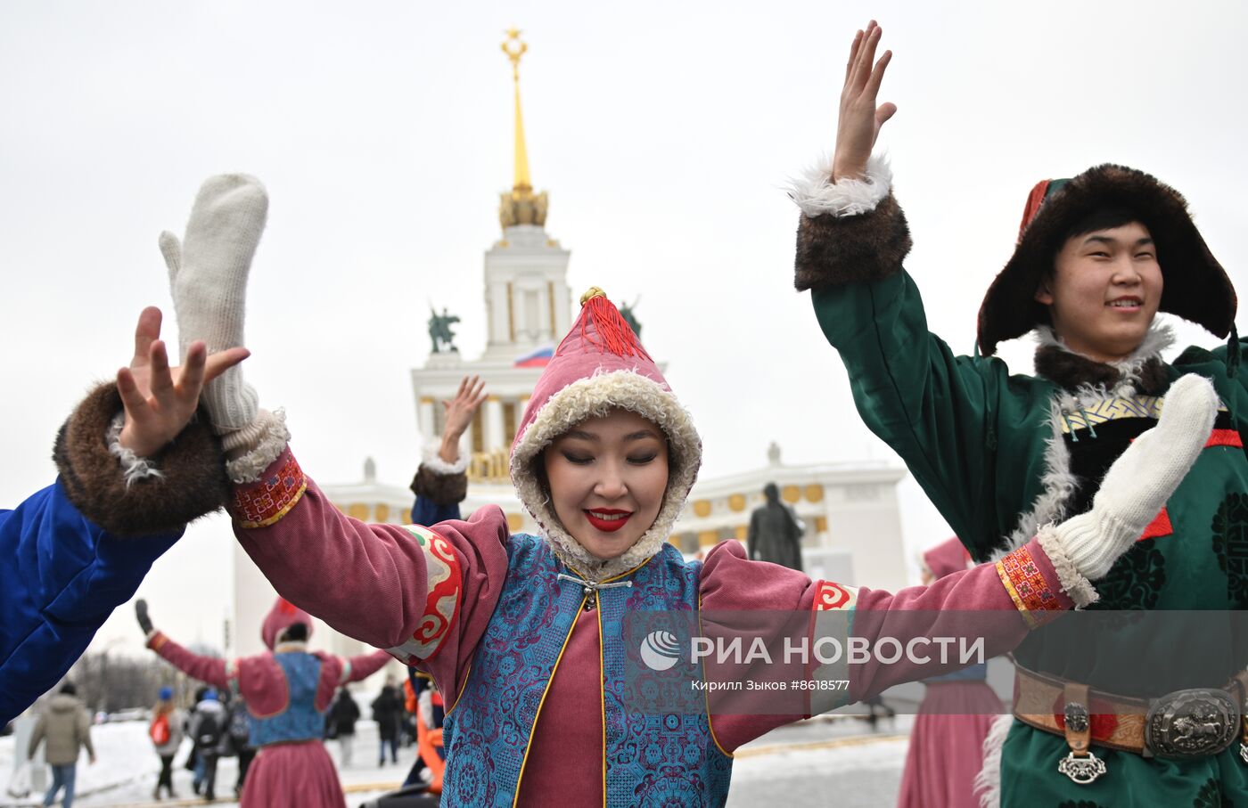 Выставка "Россия". Шествие, посвященное встрече Нового года по восточному календарю