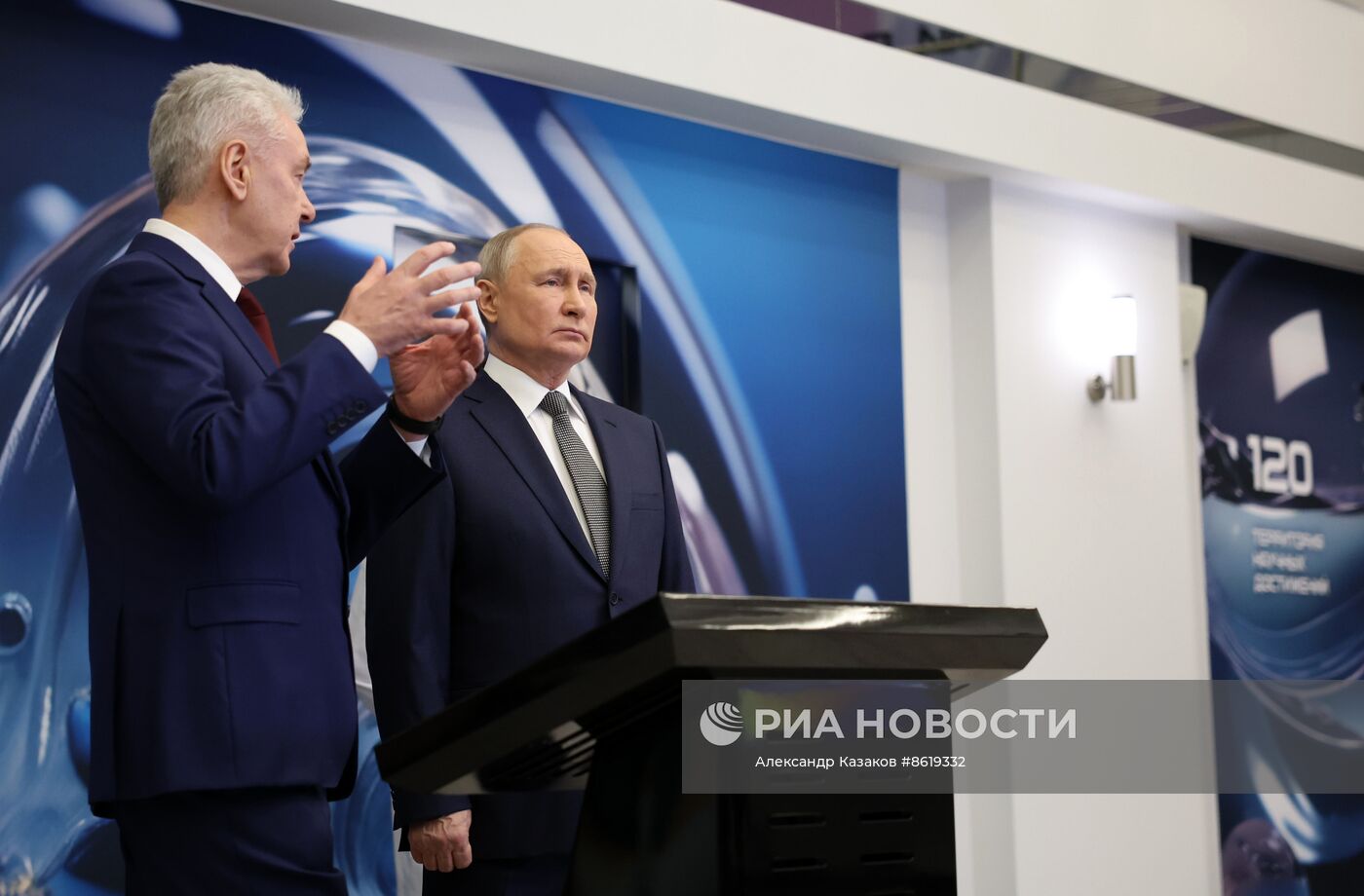 Президент РФ В. Путин посетил ГБУЗ "Научно-практический клинический центр диагностики и телемедицинских технологий