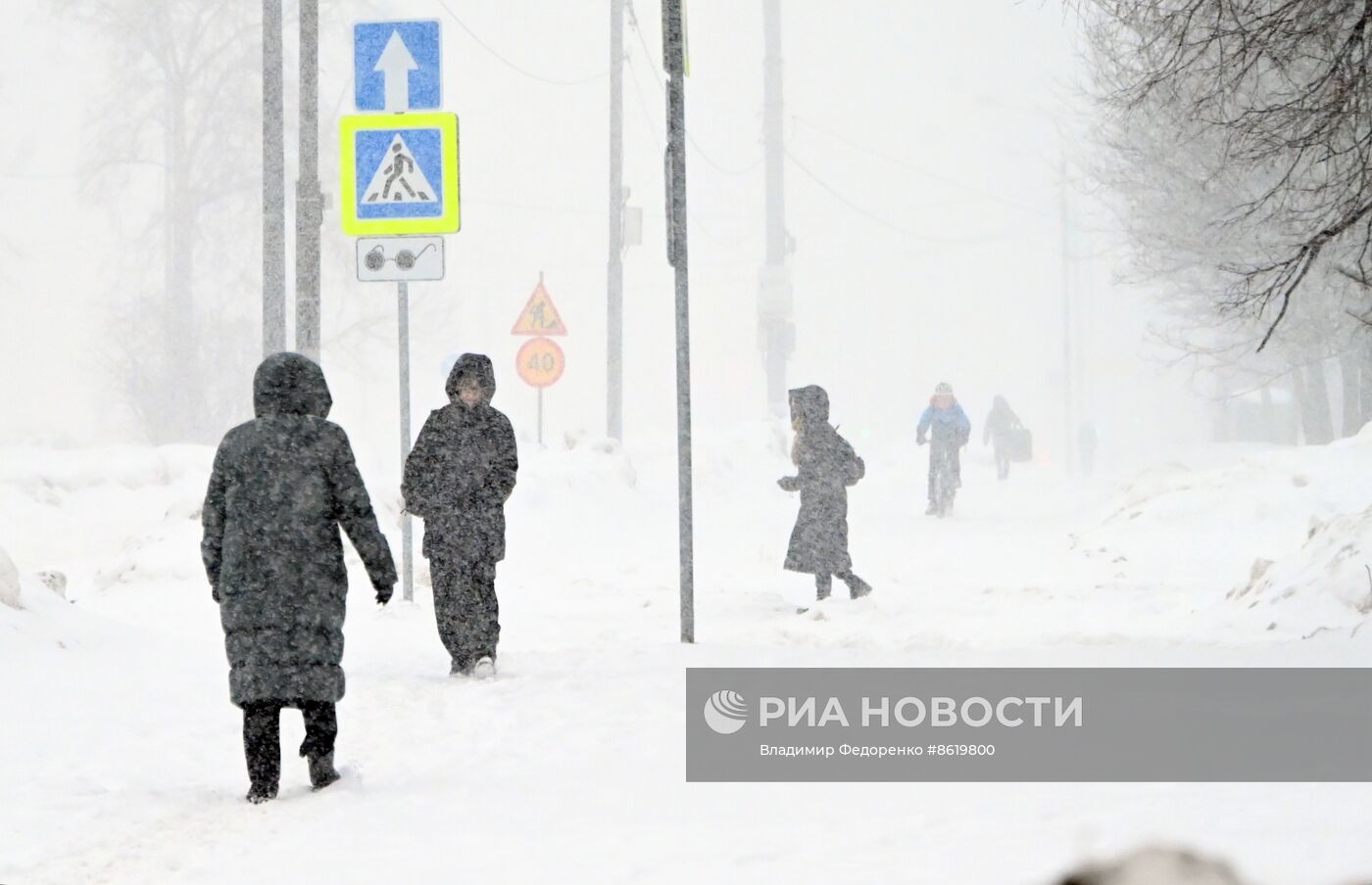 Снег в Москве