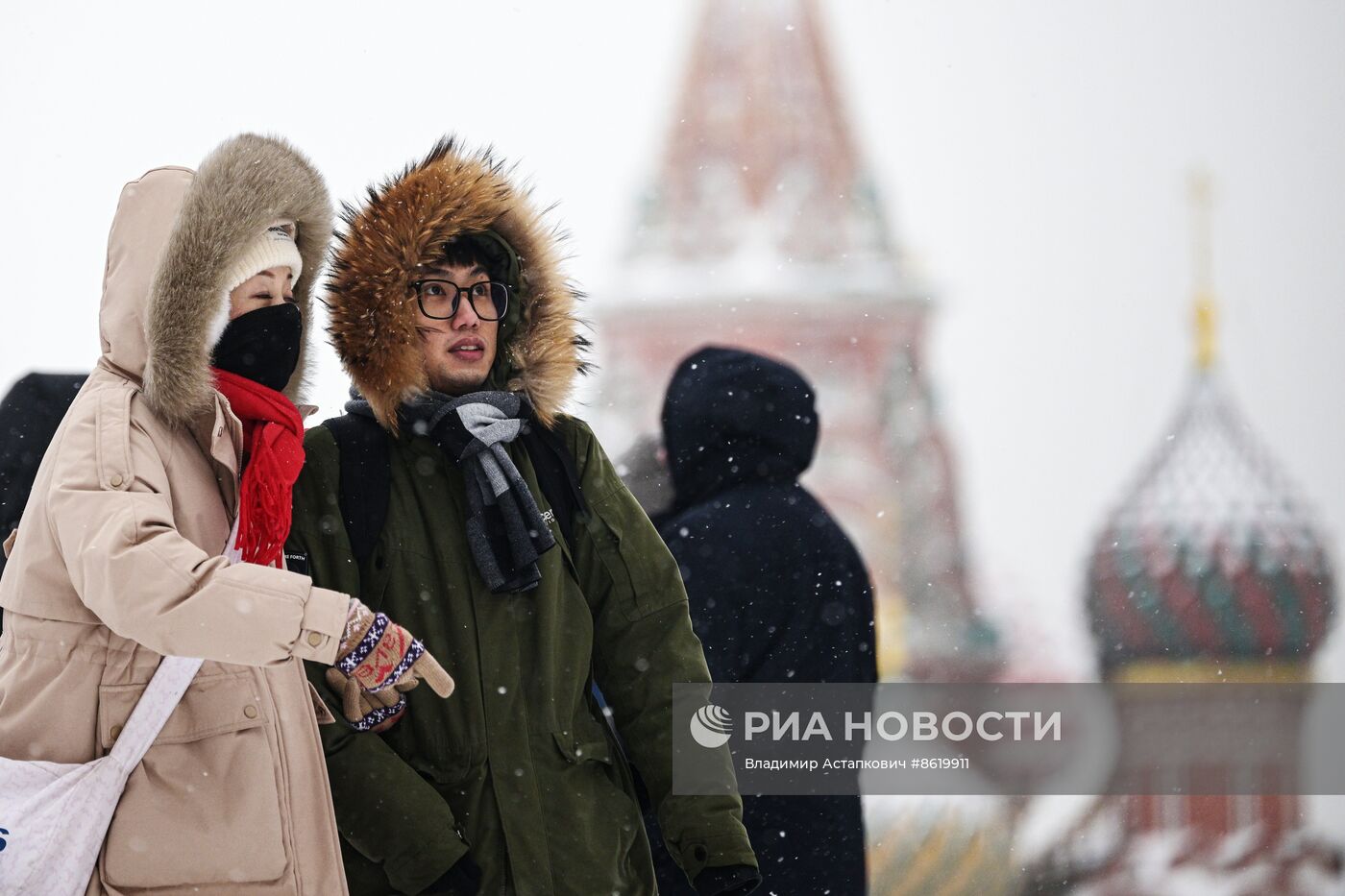 Снег в Москве