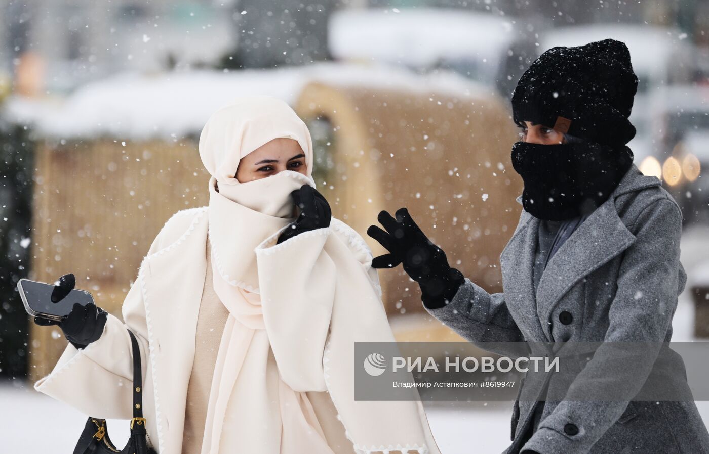 Снег в Москве
