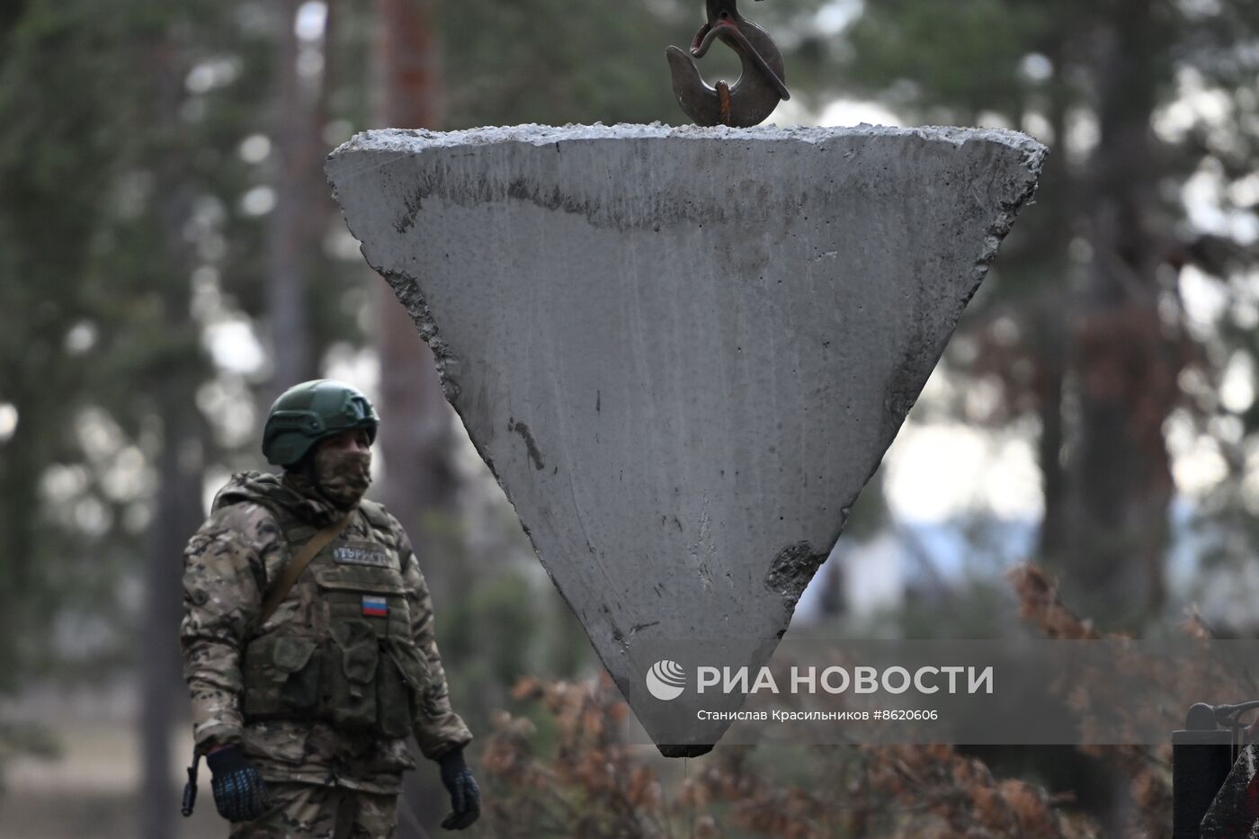 Работа военных инженеров ЦВО на Краснолиманском направлении