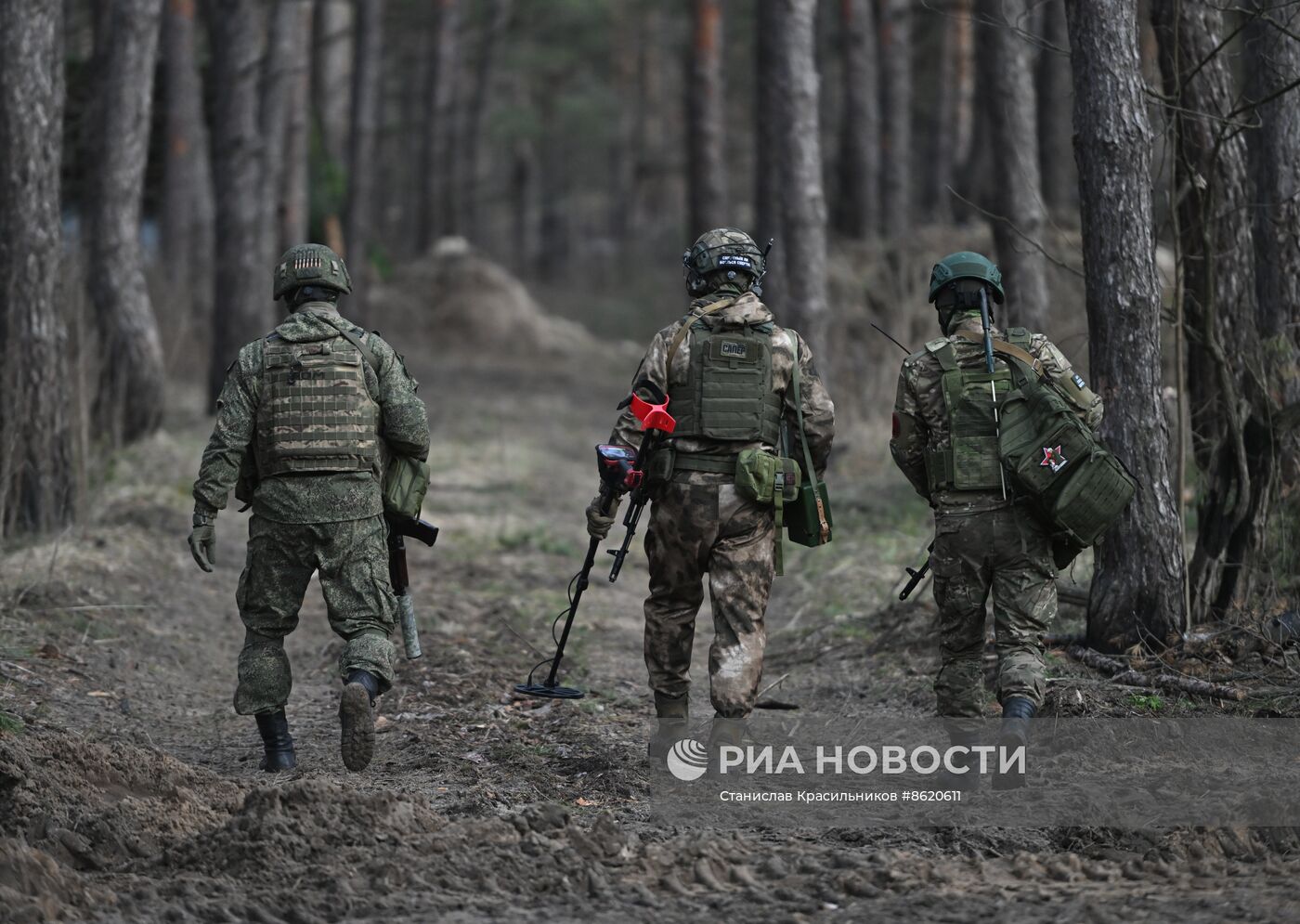 Работа военных инженеров ЦВО на Краснолиманском направлении