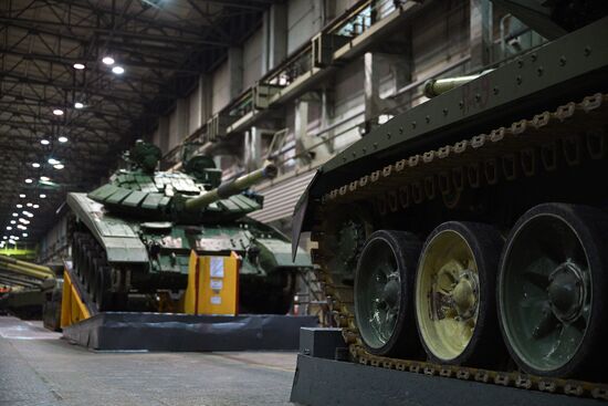 Производство танков на "Уралвагонзаводе"