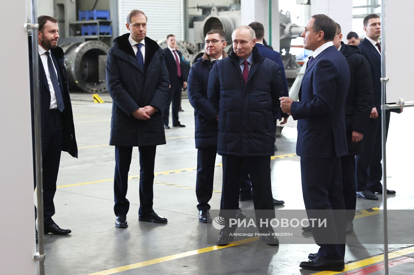 Рабочая поездка президента РФ В. Путина в Челябинск