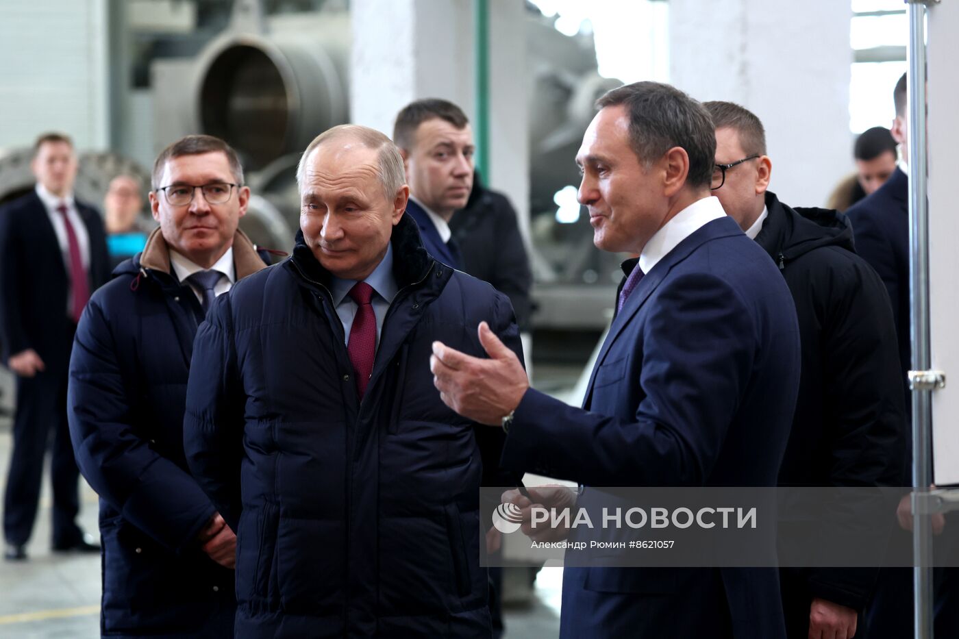 Рабочая поездка президента РФ В. Путина в Челябинск