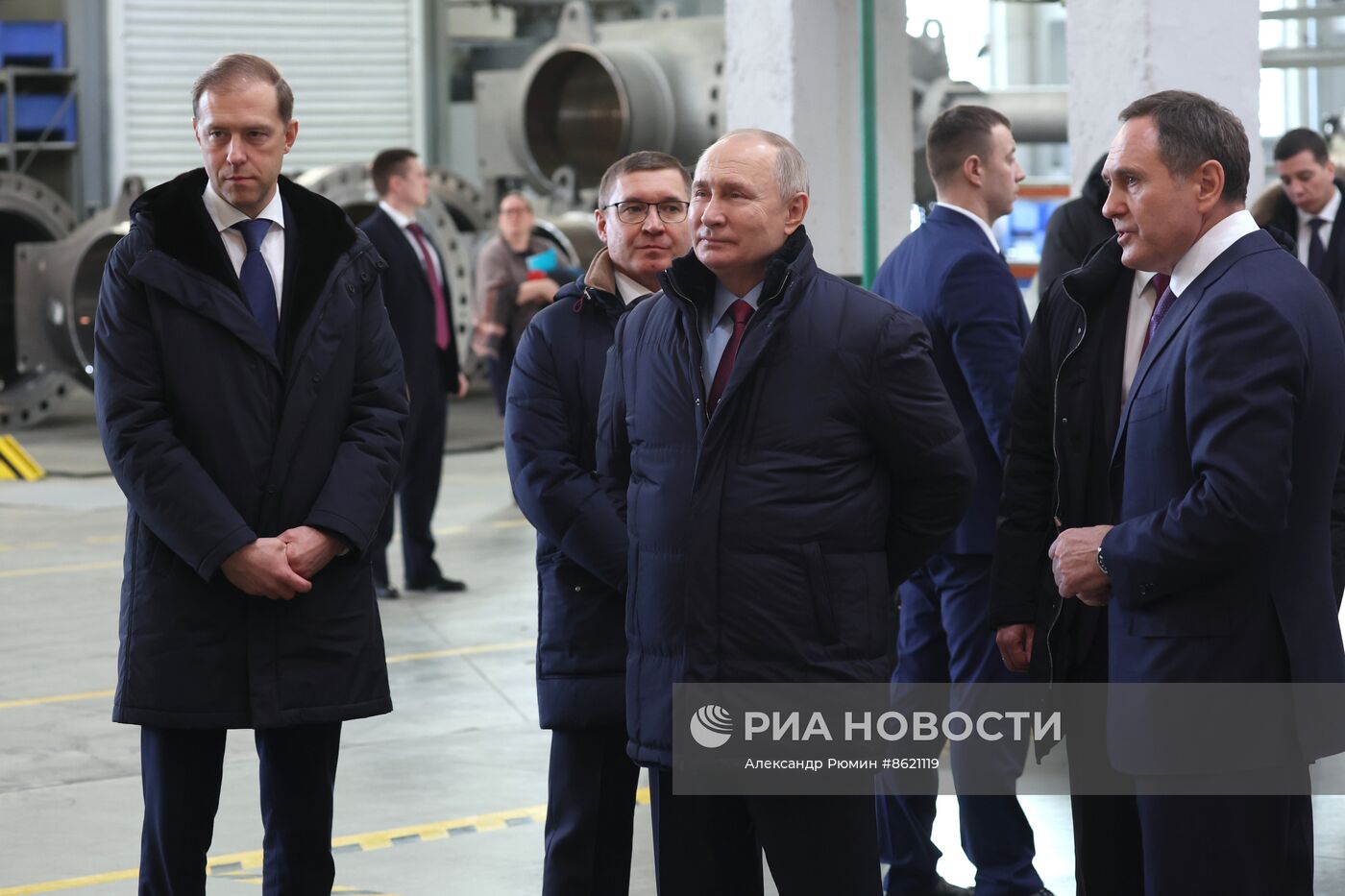 Рабочая поездка президента РФ В. Путина в Челябинск