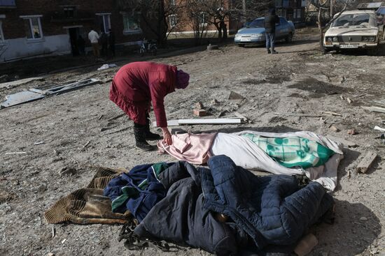 Четыре человека погибли при обстреле ВСУ Пантелеймоновки в ДНР