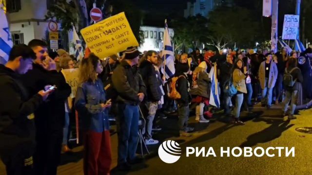 В Тель-Авиве прошли массовые митинги в поддержку заложников