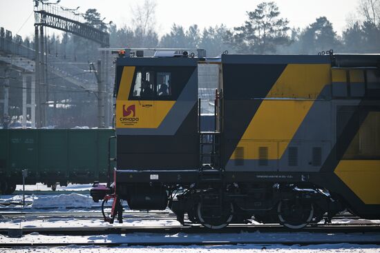 Сортировочная станция "Инская" в Новосибирске