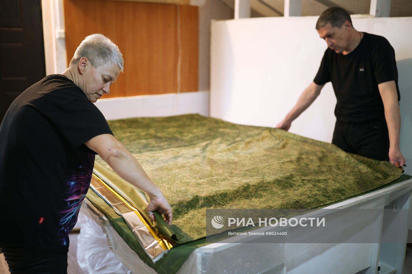 Производство антидроновых одеял для СВО в Краснодарском крае