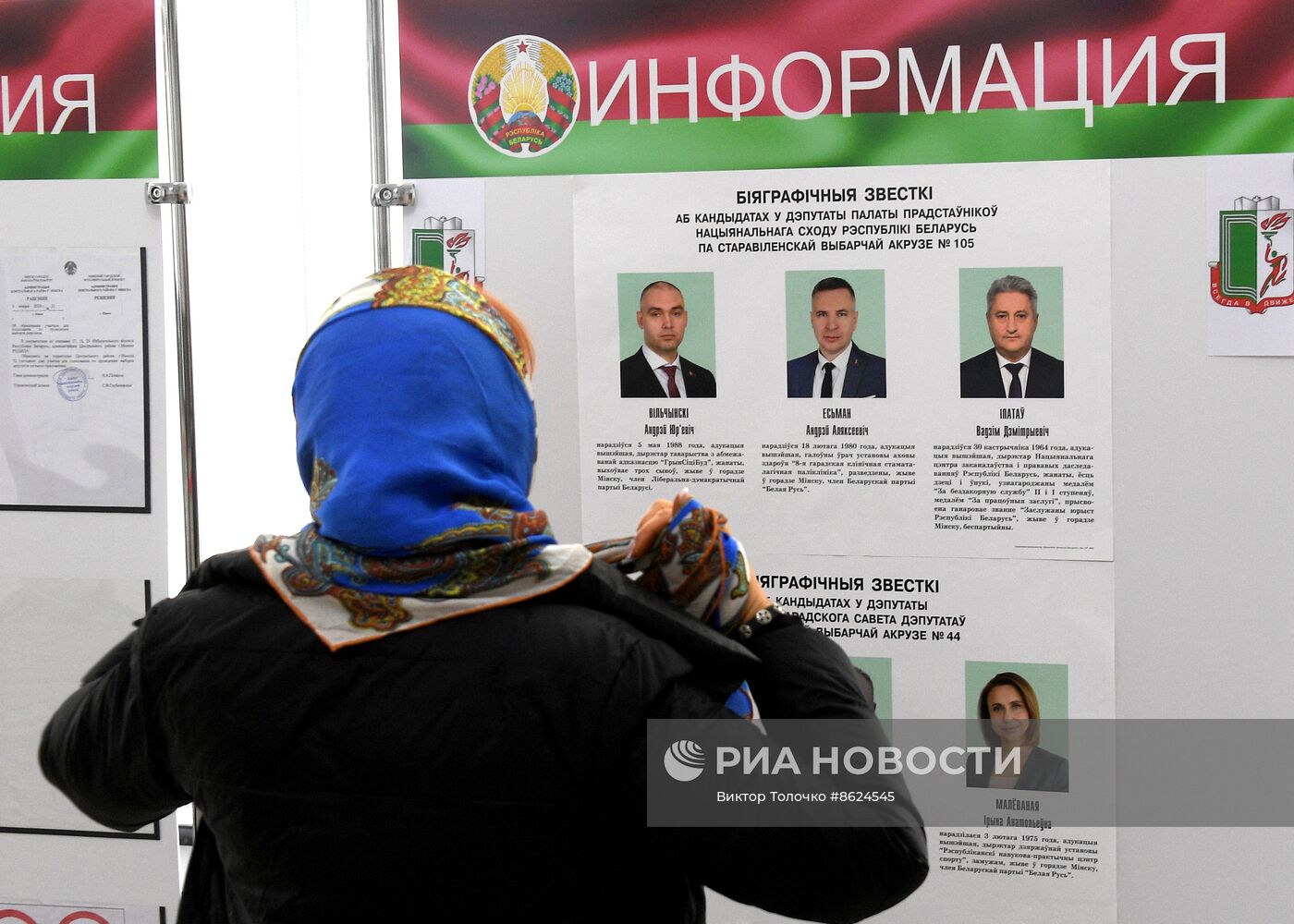 Досрочное голосование на выборах в парламент и местные советы Белоруссии