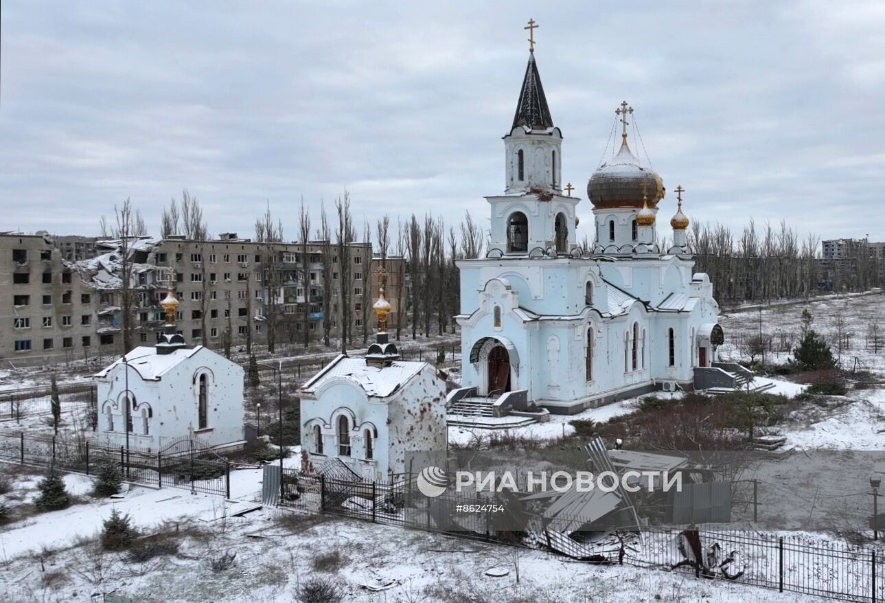 Виды освобожденной Авдеевки