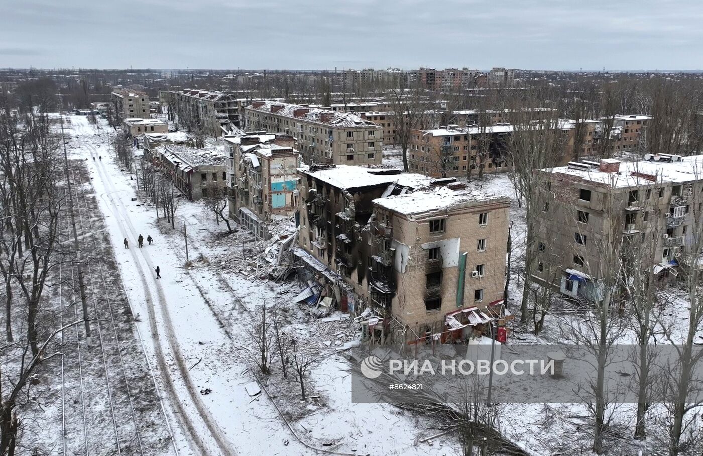 Виды освобожденной Авдеевки | РИА Новости Медиабанк