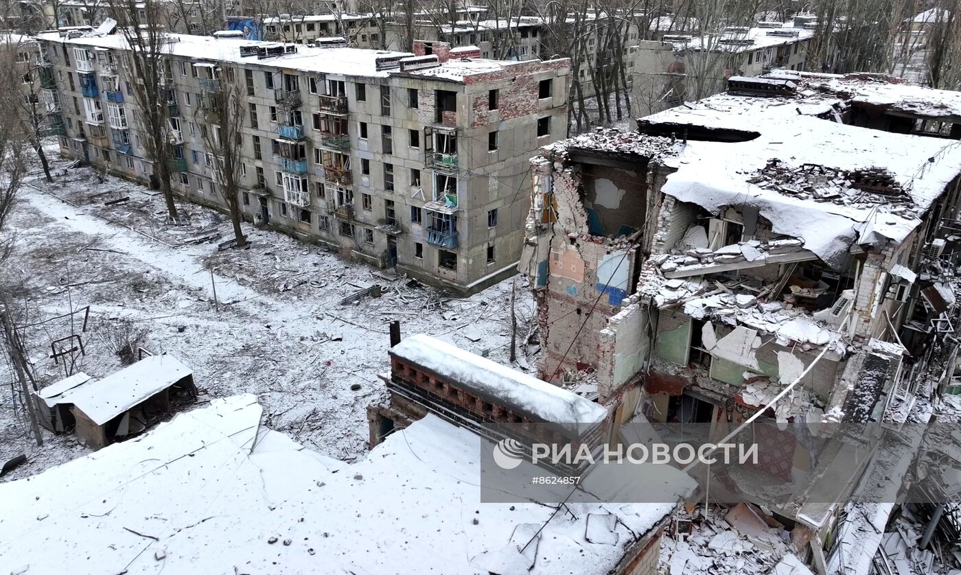 Виды освобожденной Авдеевки