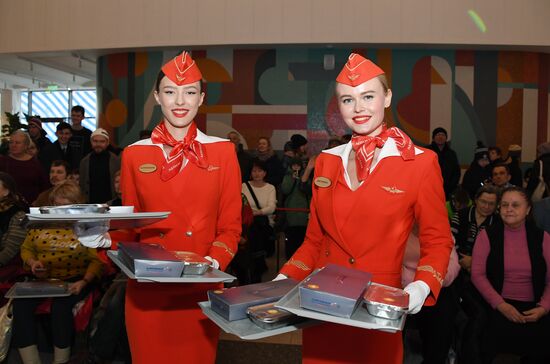 Выставка "Россия". Кулинарное шоу от шеф-повара бортового питания "Аэромар"