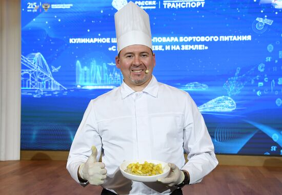 Выставка "Россия". Кулинарное шоу от шеф-повара бортового питания "Аэромар"