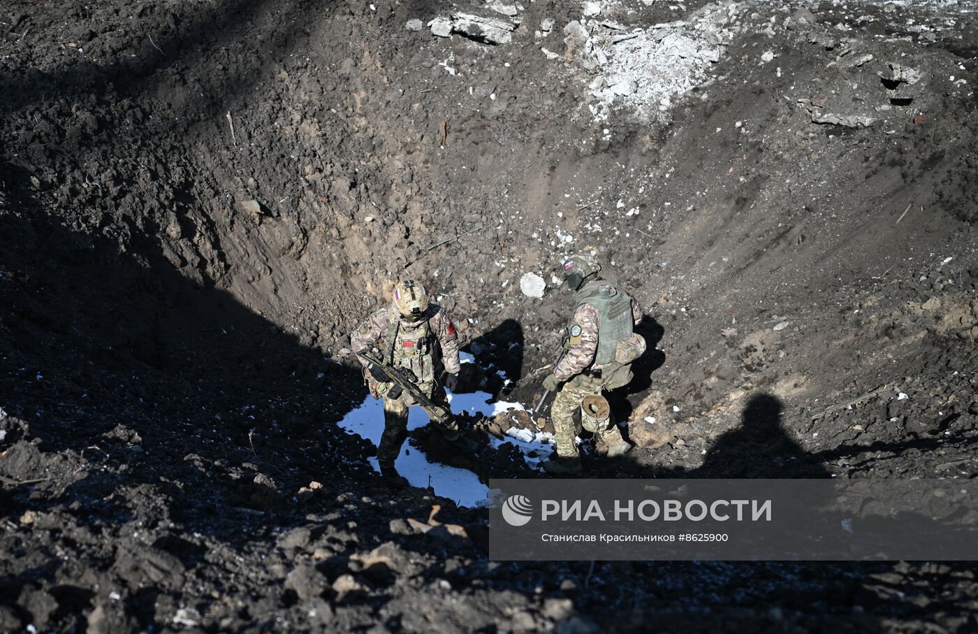 Зачистка Авдеевки бойцами 55-й мотострелковой бригады ЦВО