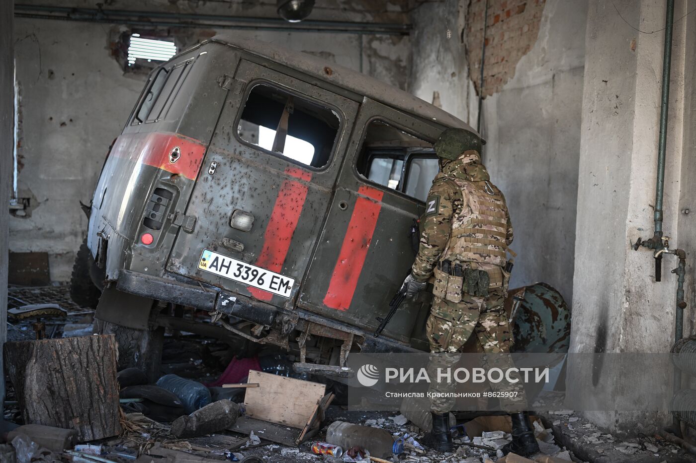 Зачистка Авдеевки бойцами 55-й мотострелковой бригады ЦВО