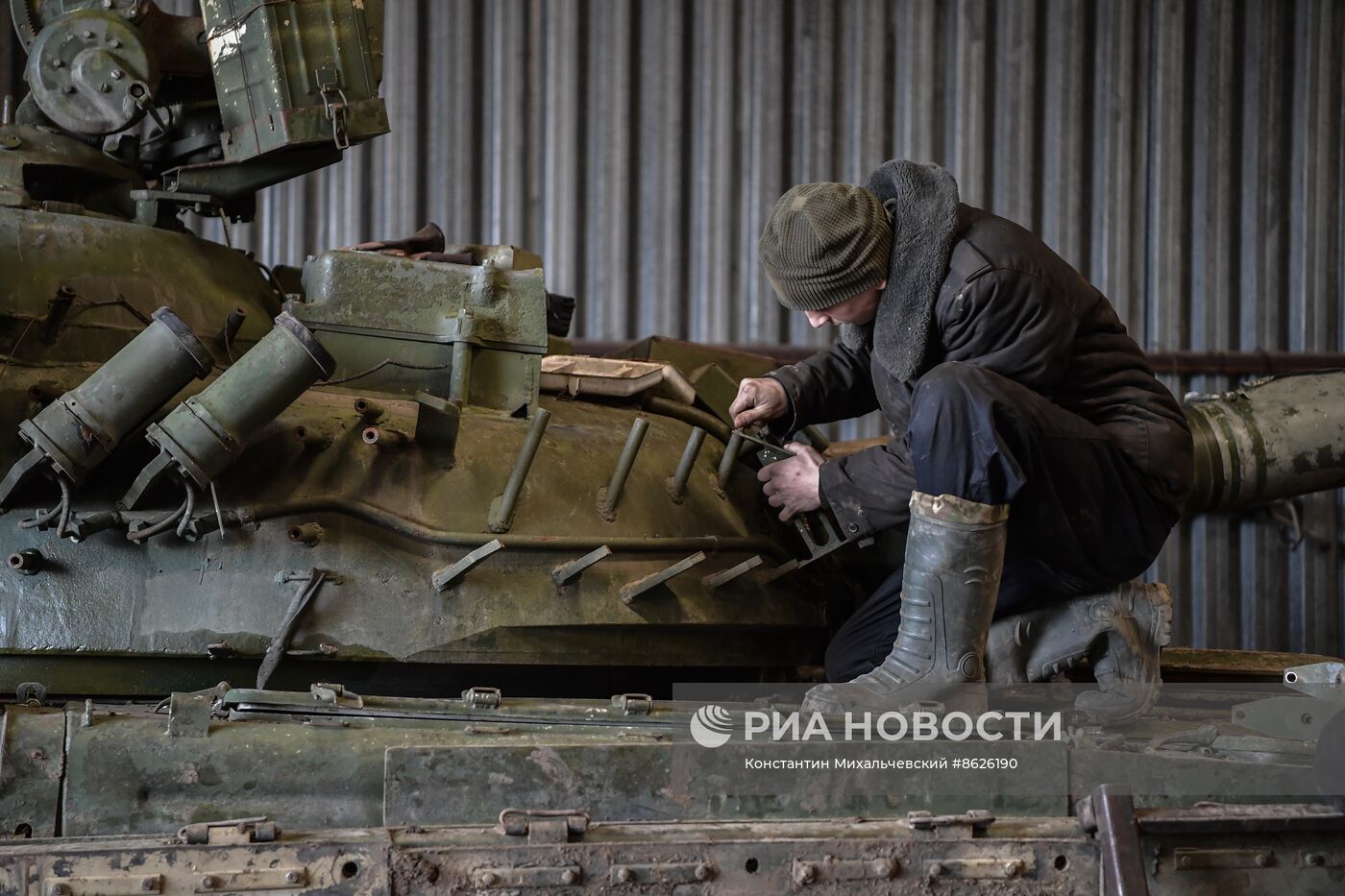 Ремонт и модернизация танков из зоны СВО