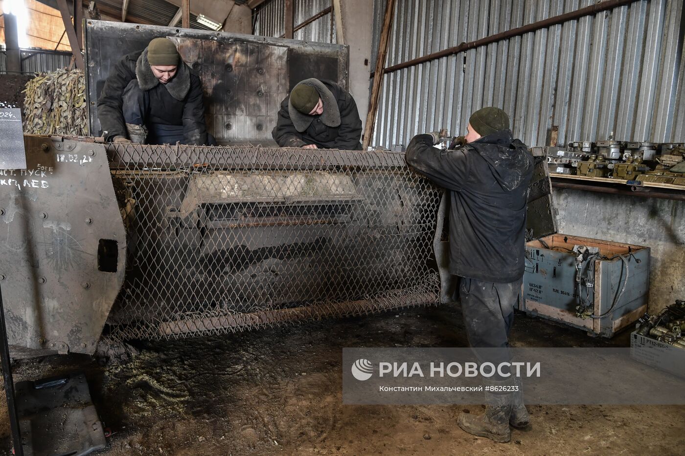 Ремонт и модернизация танков из зоны СВО