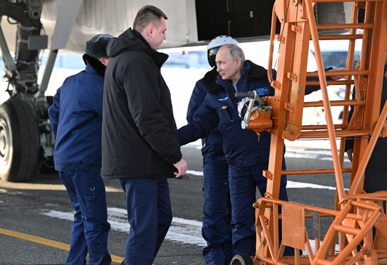 Рабочая поездка президента РФ В. Путина в Татарстан