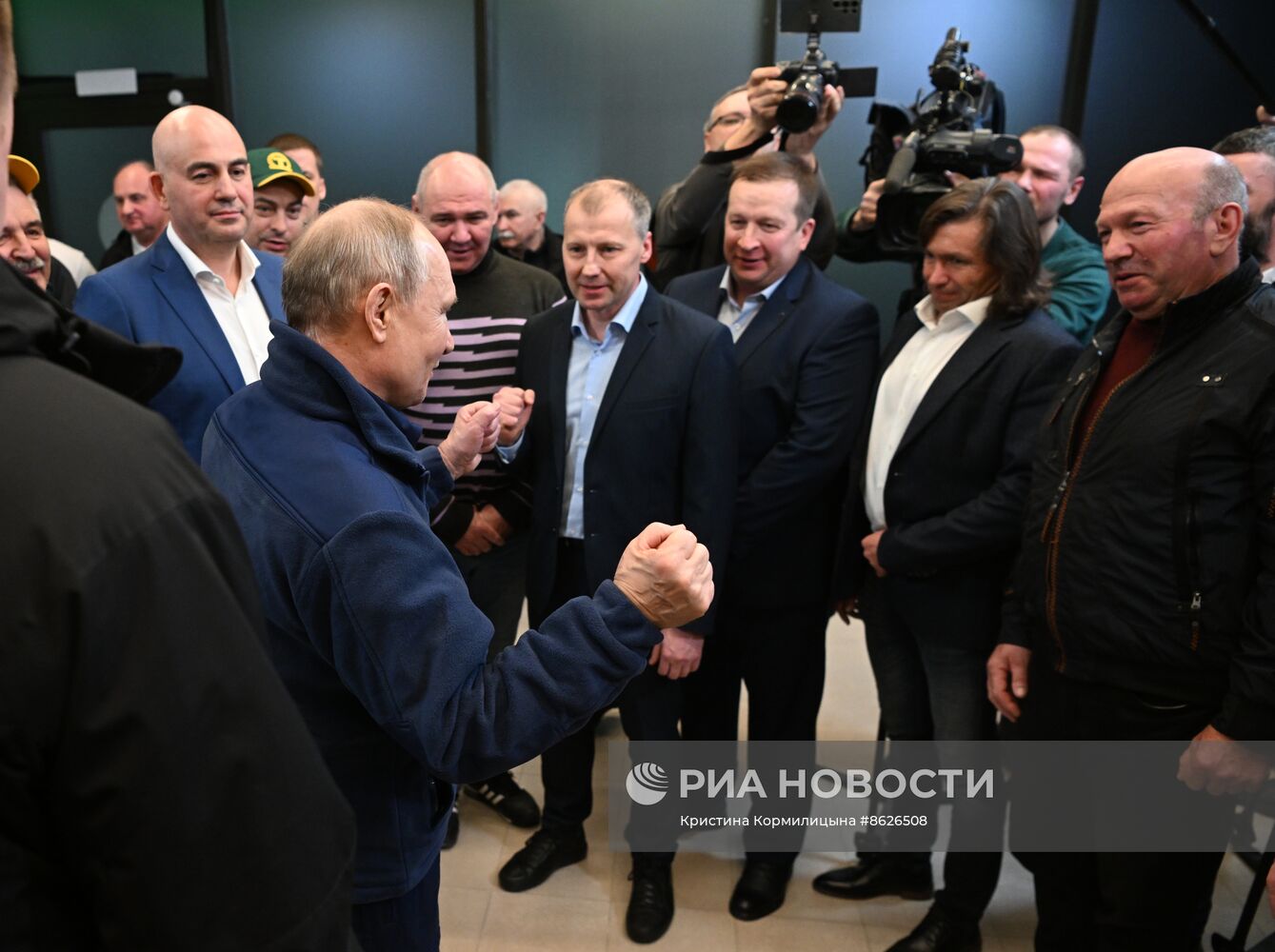 Рабочая поездка президента РФ В. Путина в Татарстан