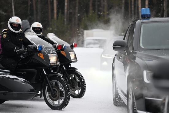 Соревнования на первенство ГОН ФСО России по скоростному маневрированию в зимних условиях