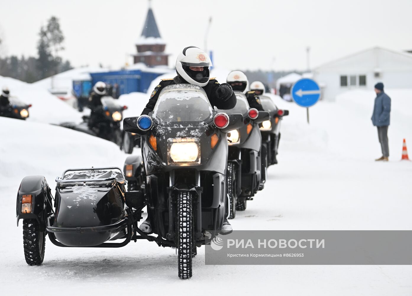 Соревнования на первенство ГОН ФСО России по скоростному маневрированию в зимних условиях