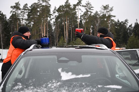 Соревнования на первенство ГОН ФСО России по скоростному маневрированию в зимних условиях