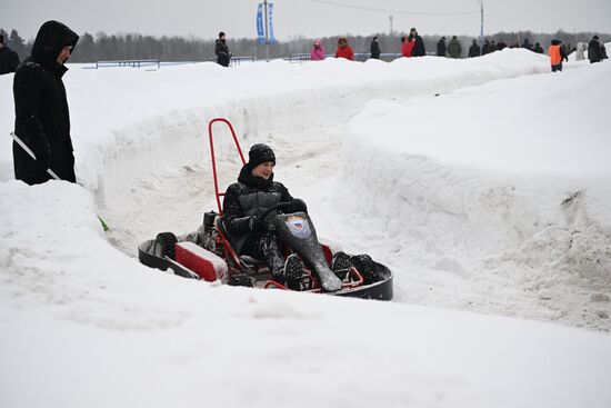Соревнования на первенство ГОН ФСО России по скоростному маневрированию в зимних условиях