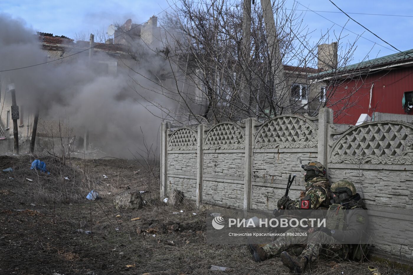 Боевая работа саперов 40-го инженерно-саперного полка ЦВО по разминированию Авдеевки