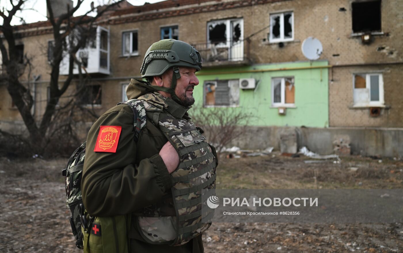 Боевая работа саперов 40-го инженерно-саперного полка ЦВО по разминированию Авдеевки