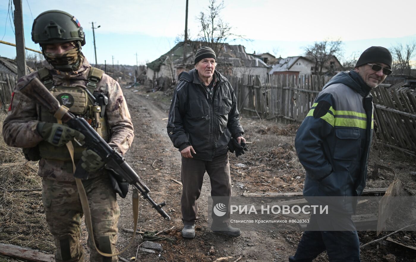 Боевая работа саперов 40-го инженерно-саперного полка ЦВО по разминированию Авдеевки