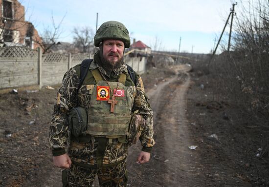 Боевая работа саперов 40-го инженерно-саперного полка ЦВО по разминированию Авдеевки