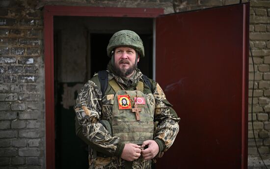 Боевая работа саперов 40-го инженерно-саперного полка ЦВО по разминированию Авдеевки