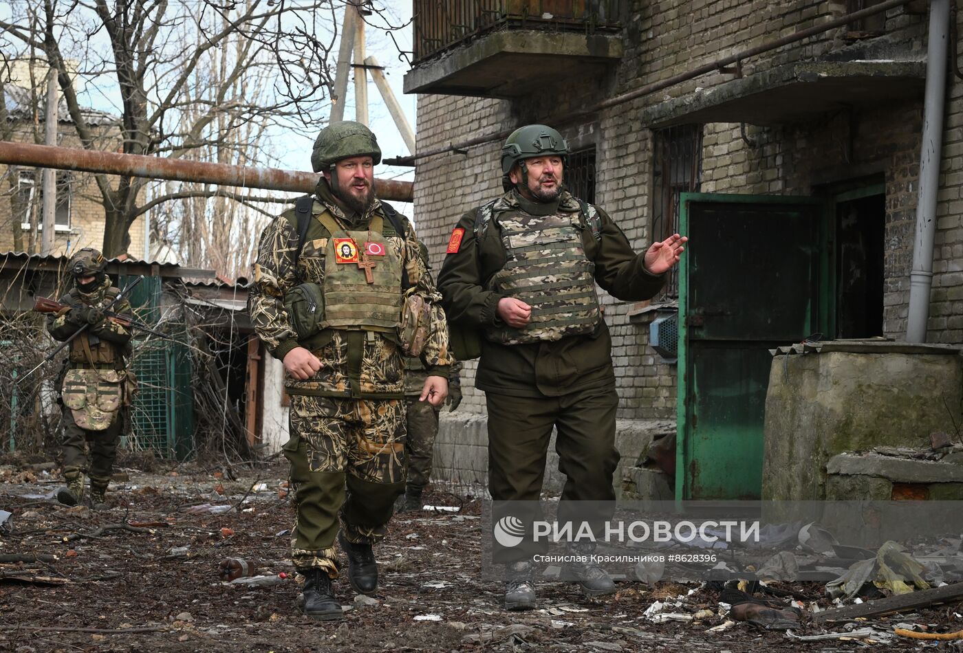 Боевая работа саперов 40-го инженерно-саперного полка ЦВО по разминированию Авдеевки