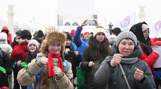 Выставка "Россия". Концертная программа "Спорт для каждого" с участием именитых атлетов