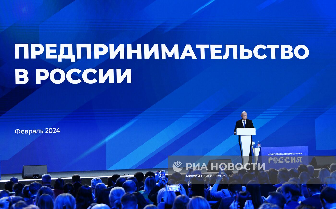 Выставка "Россия". Пленарная сессия "Предпринимательство в России: достижение сектора"