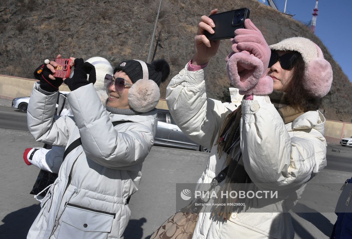 Китайские туристы во Владивостоке