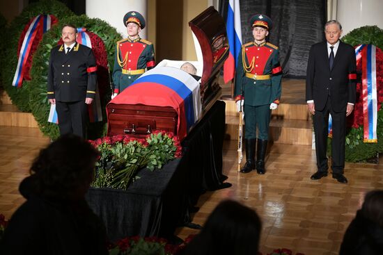 Прощание с председателем Верховного суда РФ В. Лебедевым
