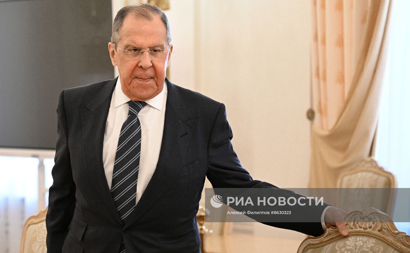 Встреча глав МИД РФ и Мали С. Лаврова и А. Диопа