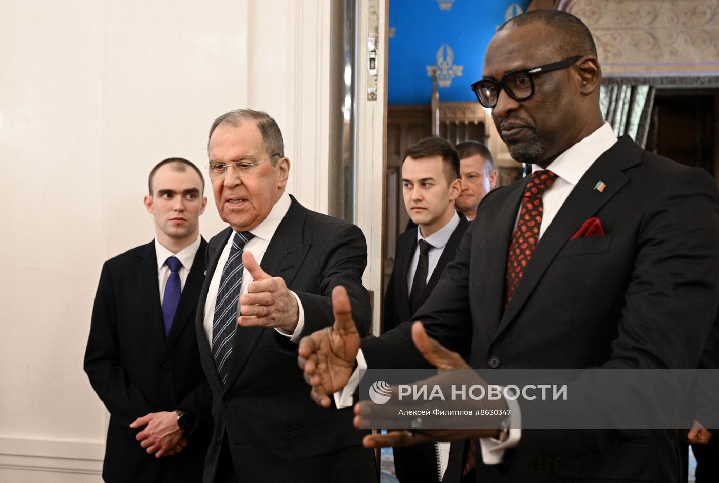 Встреча глав МИД РФ и Мали С. Лаврова и А. Диопа