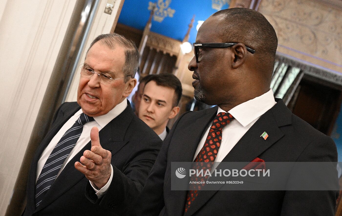 Встреча глав МИД РФ и Мали С. Лаврова и А. Диопа
