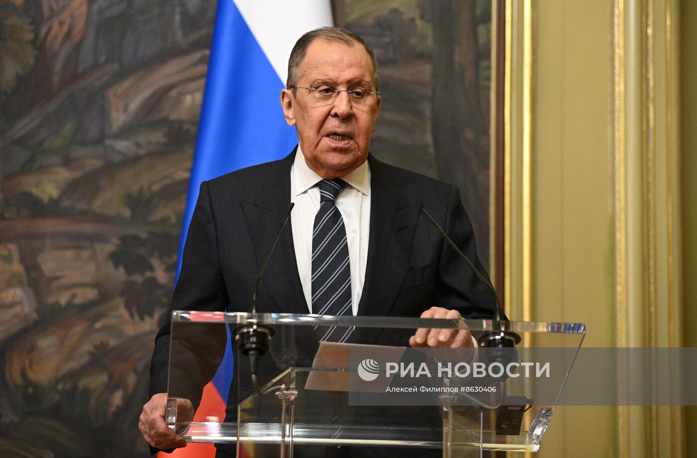 Встреча глав МИД РФ и Мали С. Лаврова и А. Диопа