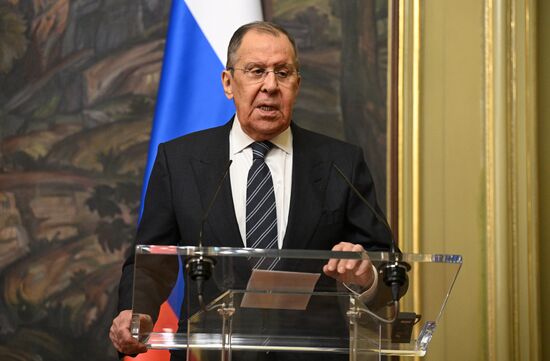 Встреча глав МИД РФ и Мали С. Лаврова и А. Диопа