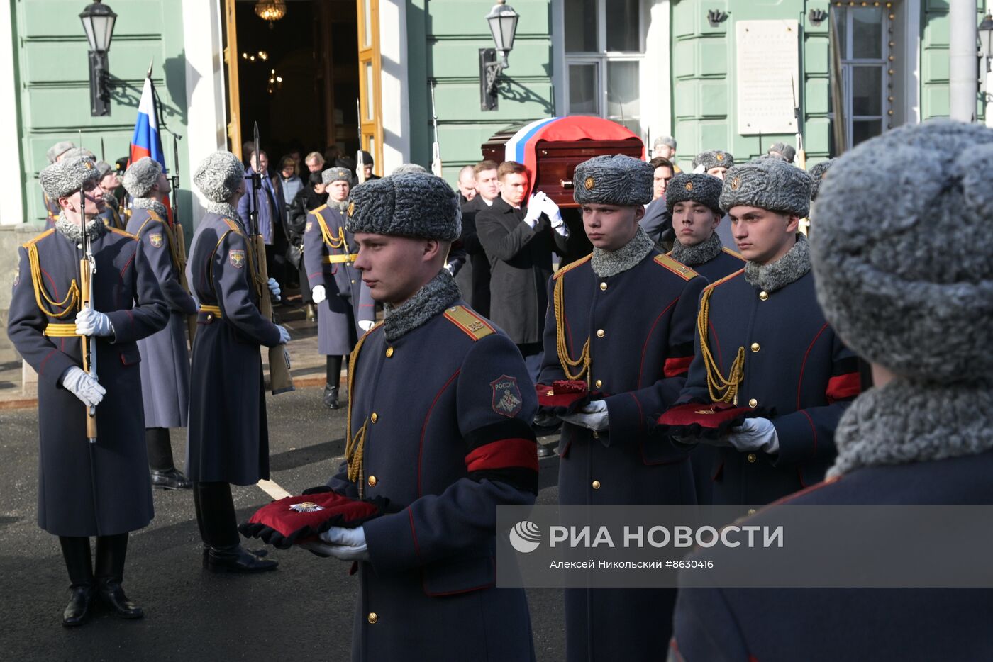 Прощание с председателем Верховного суда РФ В. Лебедевым