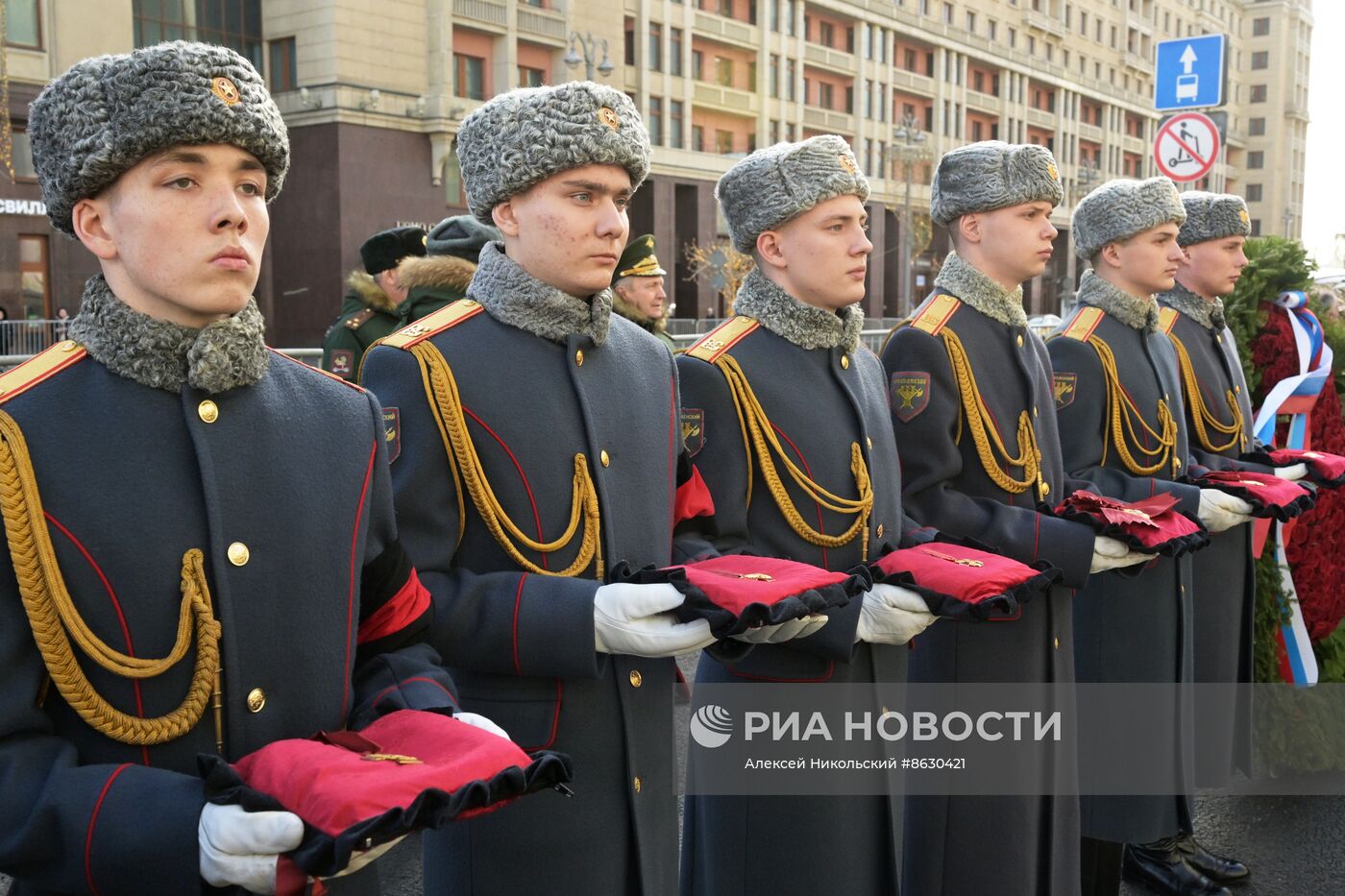 Прощание с председателем Верховного суда РФ В. Лебедевым