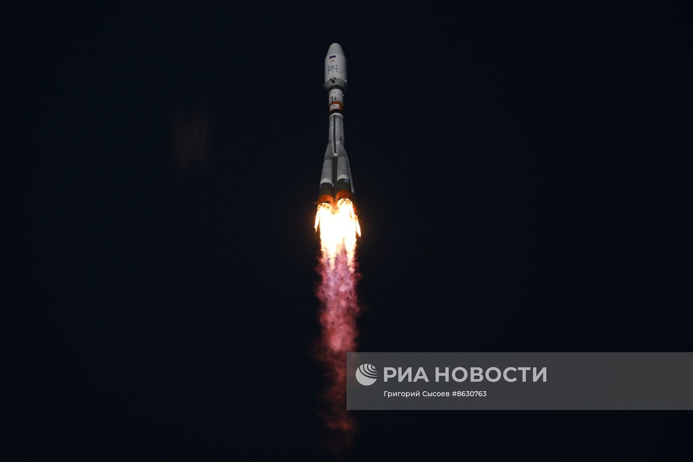 Запуск РН "Союз-2.1б" со спутником "Метеор-М" с космодрома Восточный